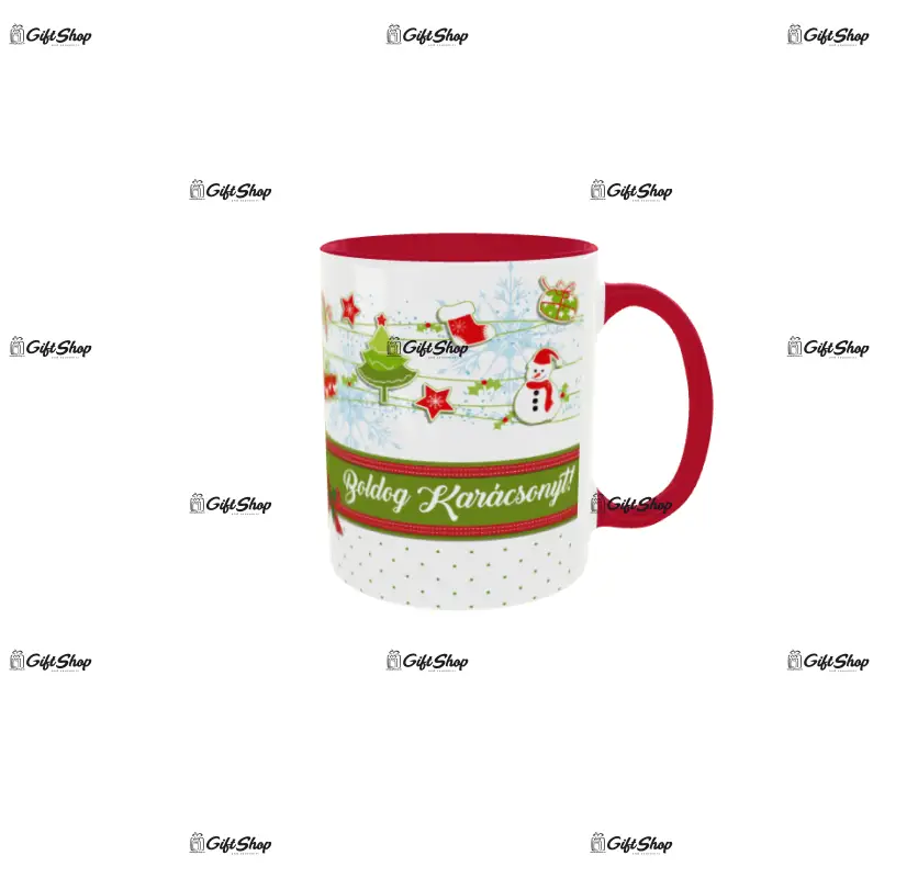 Boldog karacsonyt, cana ceramica, 330ml, model cgs1711